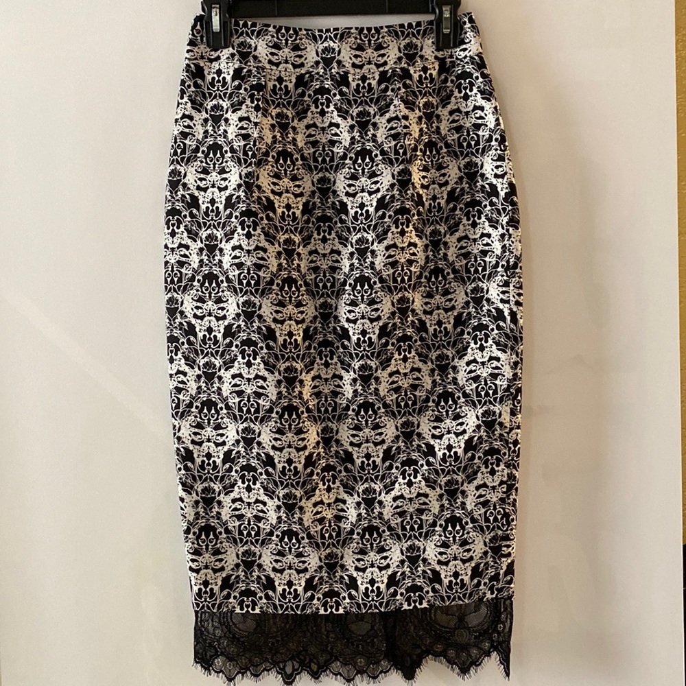 Thomas Wylde Pencil Silk Skirt Sz S